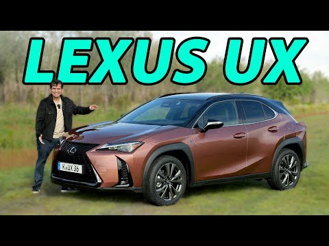 whe-red Lexus UX 300h Hybrid driving REVIEW