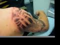 Black and Grey Half sleeve tattoo
