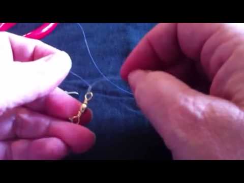 how to attach weights to a fishing line