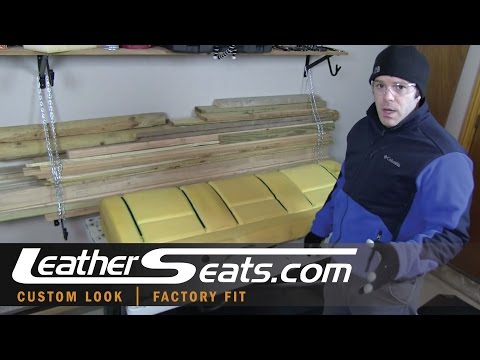 2004-2008 Ford F-150 D.I.Y. 2-tone leather interior kit Installation Part 3 of 5 – LeatherSeats.com
