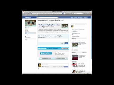 how to collect donations on facebook