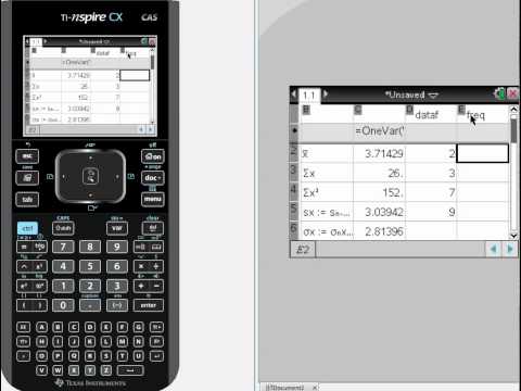 how to define a variable on ti nspire cx