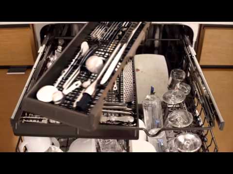 how to load a g.e. profile dishwasher
