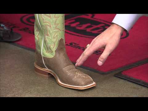 how to fit justin boots
