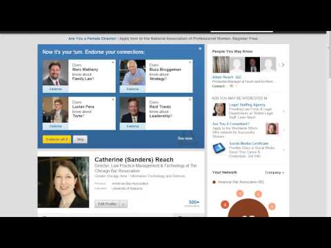 how to view endorsements on linkedin