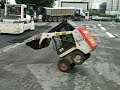 bobcat stunt wheelie bobcat stunt wheelie