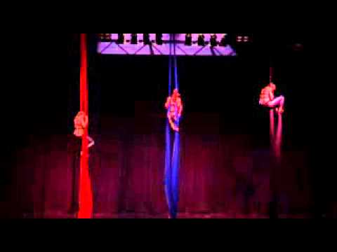 Trio Aerial Silks Choreographed by Jasmine George