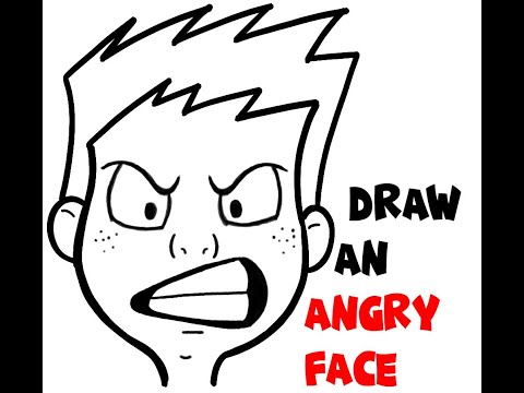 video-linktoworks-How to Draw Cartoon Facial Expressions : Angry, Mad ...