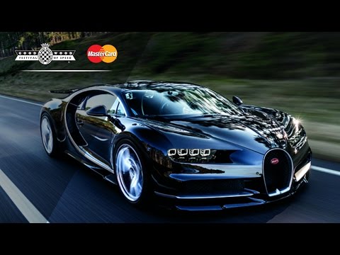 Bugatti Chiron en acción 