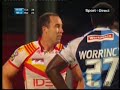 Catalans Dragons v Harlequins RL Brawl and class try