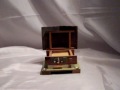 Vintage Golden Crown E & R Swiss Chalet Music Box