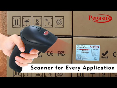 Pegaus PS1246 1D Laser Wireless Barcode Scanner