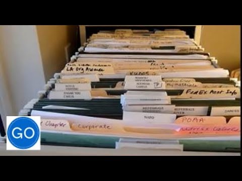 how to organize home files