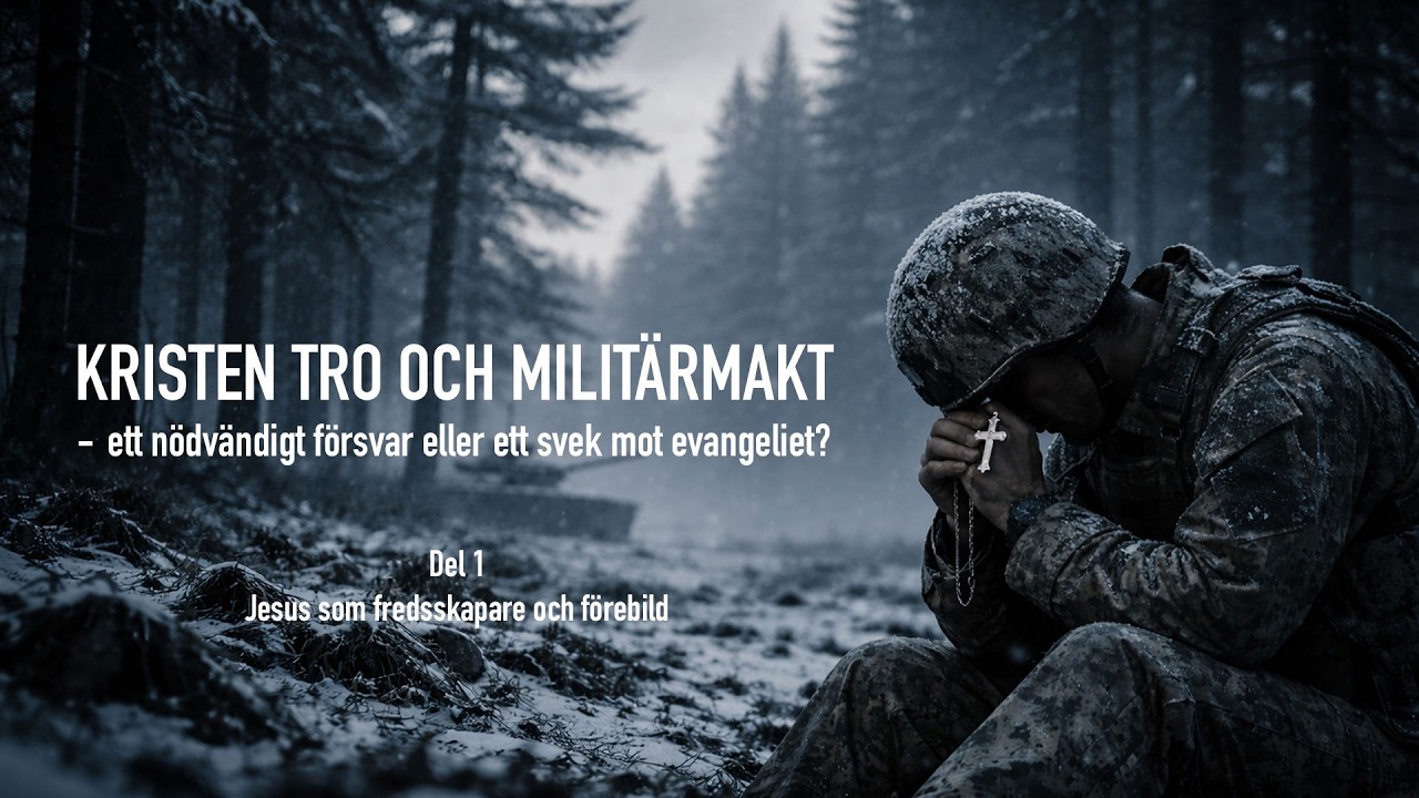 Kristen tro och militärmakt – Del 1 – Jesus som fredsskapare och förebild