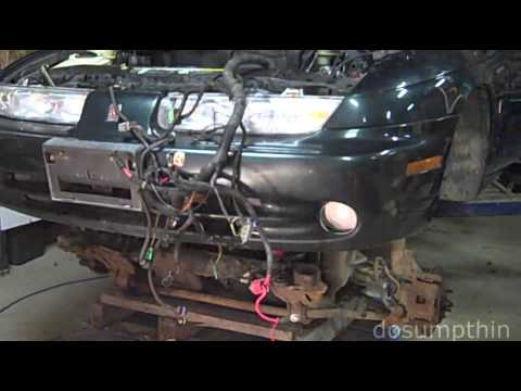 Saturn S-Series engine removal through the bottom (Engine Transmission Subframe) SL2 SL1 SW2