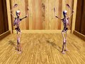 motion capture animation set to 'turkey in the straw' by raymond fairchild.
