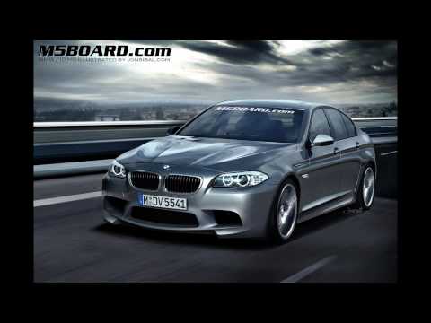 F10 BMW M5 Twin Turbo V8 Illustration for M5BOARD.com