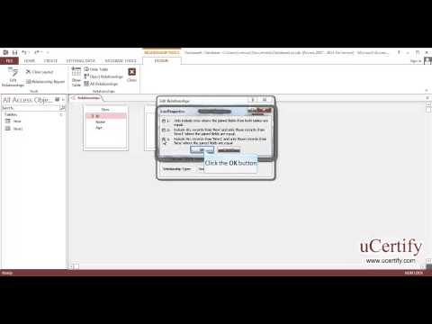 how to define foreign key in access