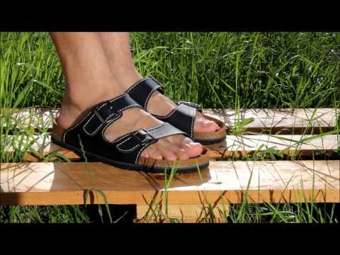 Bio Pantolette Herren Dunkelblau - Natural Power