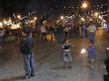 Oaxaca zocalo girl with sparkler, Night of the Radishes Oaxaca zocalo girl with sparkler, Night of the Radishes