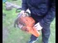Shane vs Husqvarna 268 chainsaw pt2