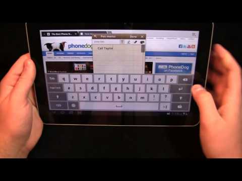 Samsung Galaxy Tab 10.1 TouchWiz UX Hands-On