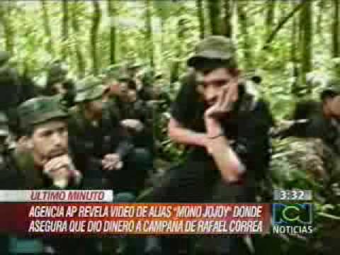 Jefe de las FARC dice que la guerrilla financió campaña del presidente de Ecuador