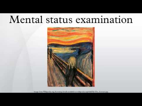 how to assess mental status
