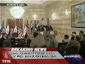 Agent Bush avoids a shoe in the Matrix