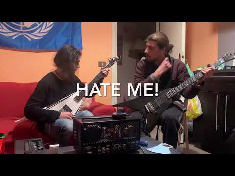 Children of Bodom - Hate Me! (w/SOLOS ESP Alexi Laiho - Double Guitar cover)