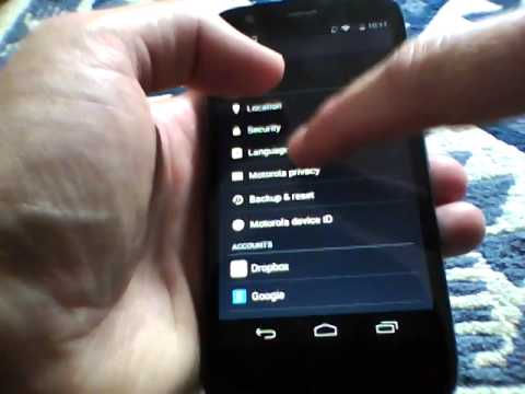 how to remove dictionary from moto g