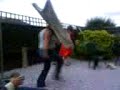 Drunk old bids pretending to dance!