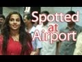 Vidya Balan & Shahid Kapoor spotted at Mumbai airport