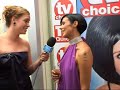 ex pop star kym marsh got a peak inside number 10 when she was collecting another award.