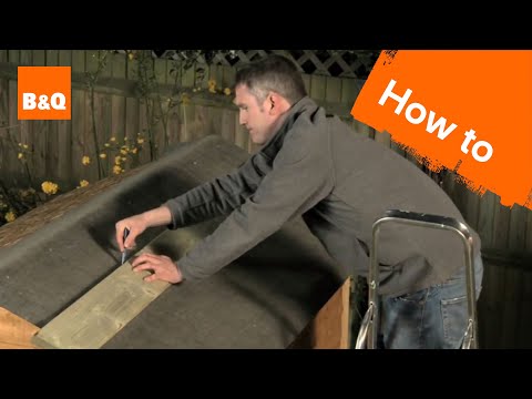 how to fasten roofing felt