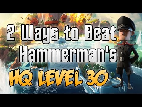 how to beat hammerman's hq level 30