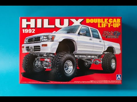 Aoshima 1/24 Toyota Hilux Lift Up Model Kit Unboxing And Review Aoshima 1/24 Toyota Hilux Lift Up Model Kit Unboxing And Review