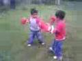 mini boxeo entre cuates