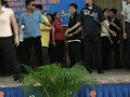 'Staying Alive' performed by the form 4 prefects at the last prefect installation. Its kinda shaky and badly taken (sorry!) but not too bad. Get a load of the afro wig!! =D Good job u guys!