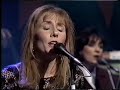 frances black and her band, with harmony vocals by mary black, performing in glasgow (december 1995)