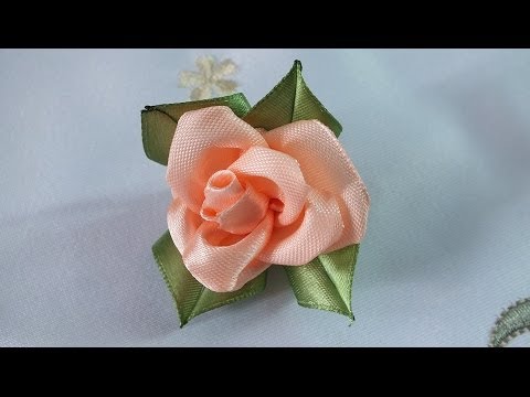 Цветы из лент своими руками быстро