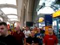 Chemie Leipzig - SG Dynamo Dresden Ankunft am Bahnhof