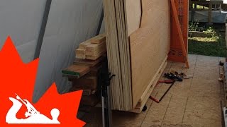 Minimalist Lumber Storage Cart