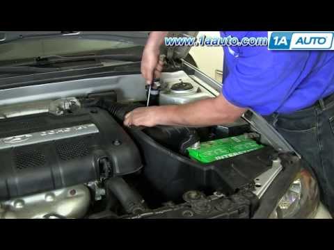 How To Install Replace Mass Air Flow Sensor 2001 06 Hyundai Elantra 2 0L