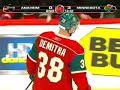 J.S. Giguere reacts after getting yanked