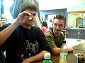 Kegan having a spoon full of pure ground cinamon.!