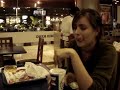 Diego Ugaz, Aldo Fukuda y Veronica Ramirez en el Burger King de la Molina. wevin...