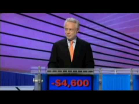 wolf blitzer jeopardy. Wolf Blitzer of CNN#39;s Situation Room chokes on Celebrity Jeopardy finishing with negative $4600. Andy Ritcher, Conan#39;s sidekick, finished with $68000.