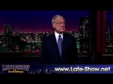 David Letterman Monologue 8/26/2009 HQ VIDEO