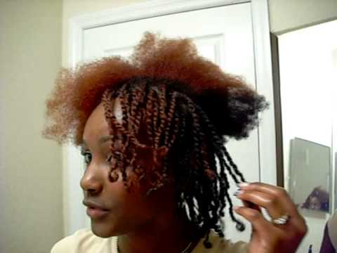 twist on dry hair
